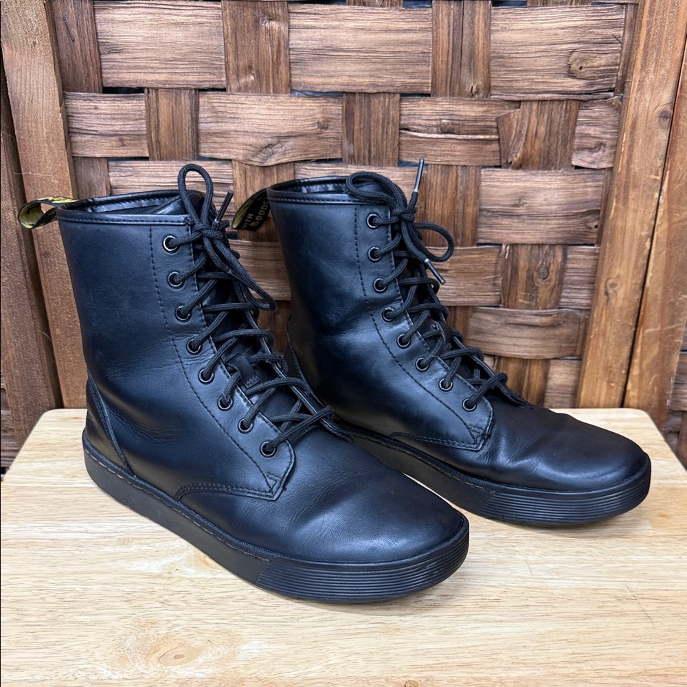 Dr. Martens Black Leather Boots